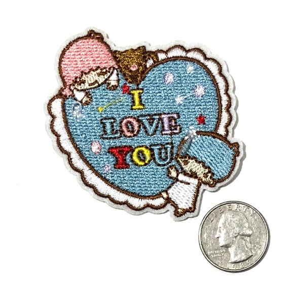 Little Twin Stars Patch iron on Sanrio DIY cute - Picture 2 of 2